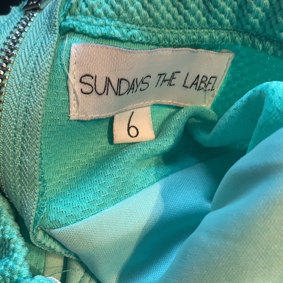 Sundays The Label Teal Dress - Picture 9 of 9
